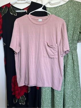 Wilfred Pink Pocket Crewneck Tee